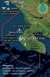 Reserva Marina “Alvaro Ugalde Víquez" en Golfo Dulce, Costa Rica