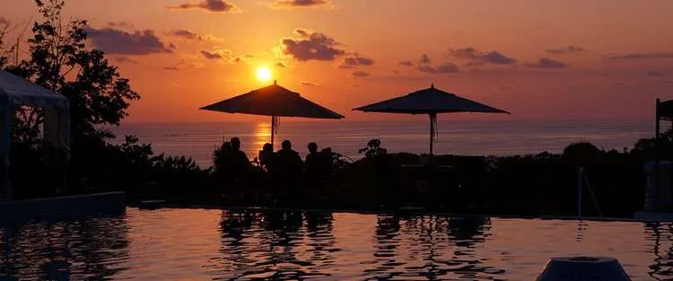 Cristal Ballena Hotel sunset view