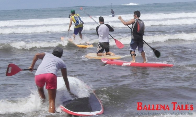 SUP-Competition Bahia Uvita 2013 - getting on the board