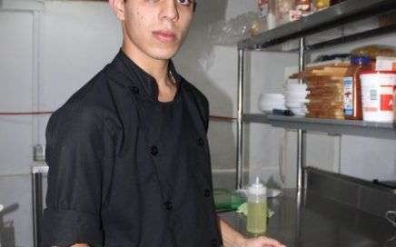 Young chef man