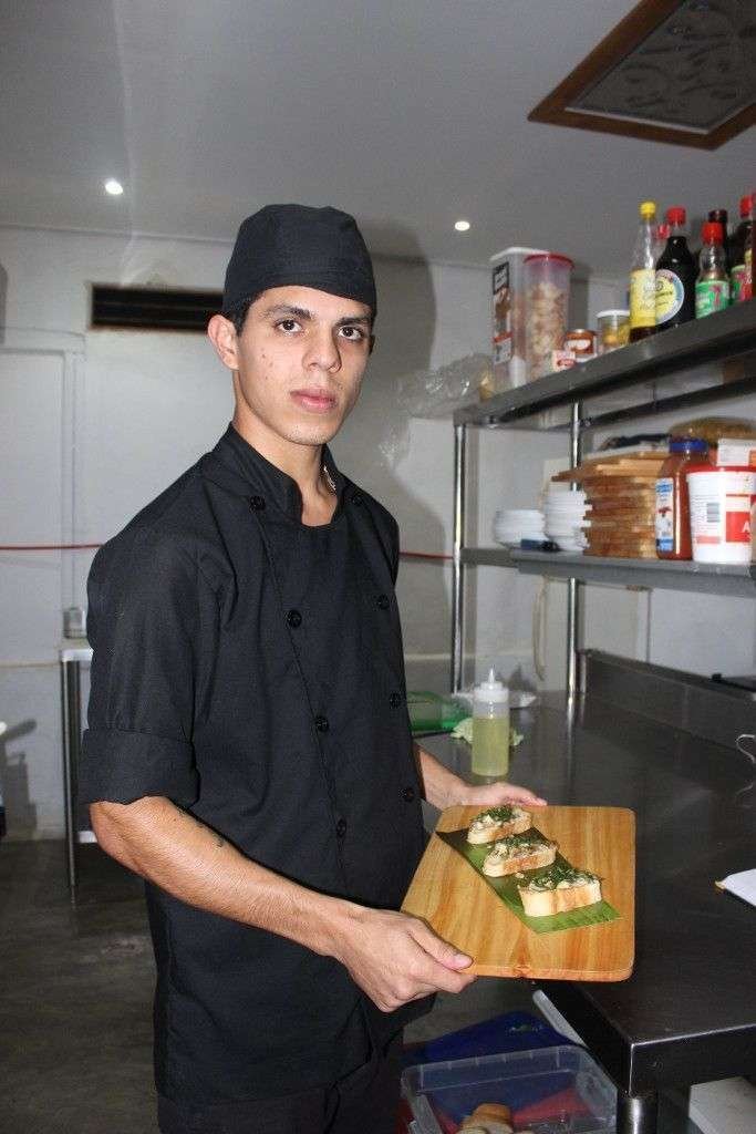Young chef man