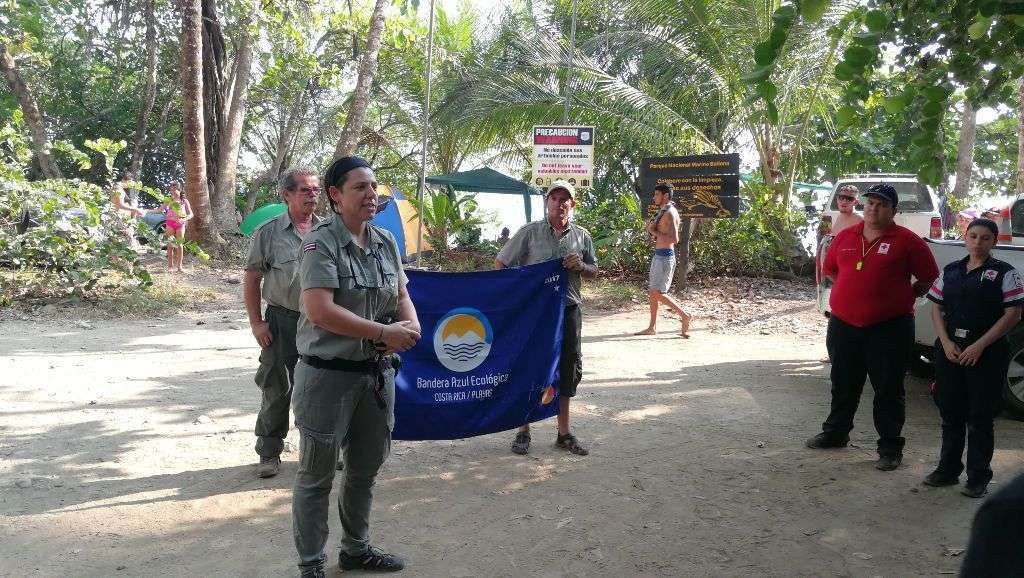 Bandera Azul Playa Chamán