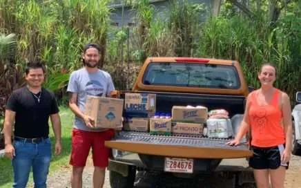 Somos una comunidad unida ante la emergencias - Bahia Ballena, united by the crisis - desaster relief