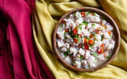 ceviche tipicamente tico