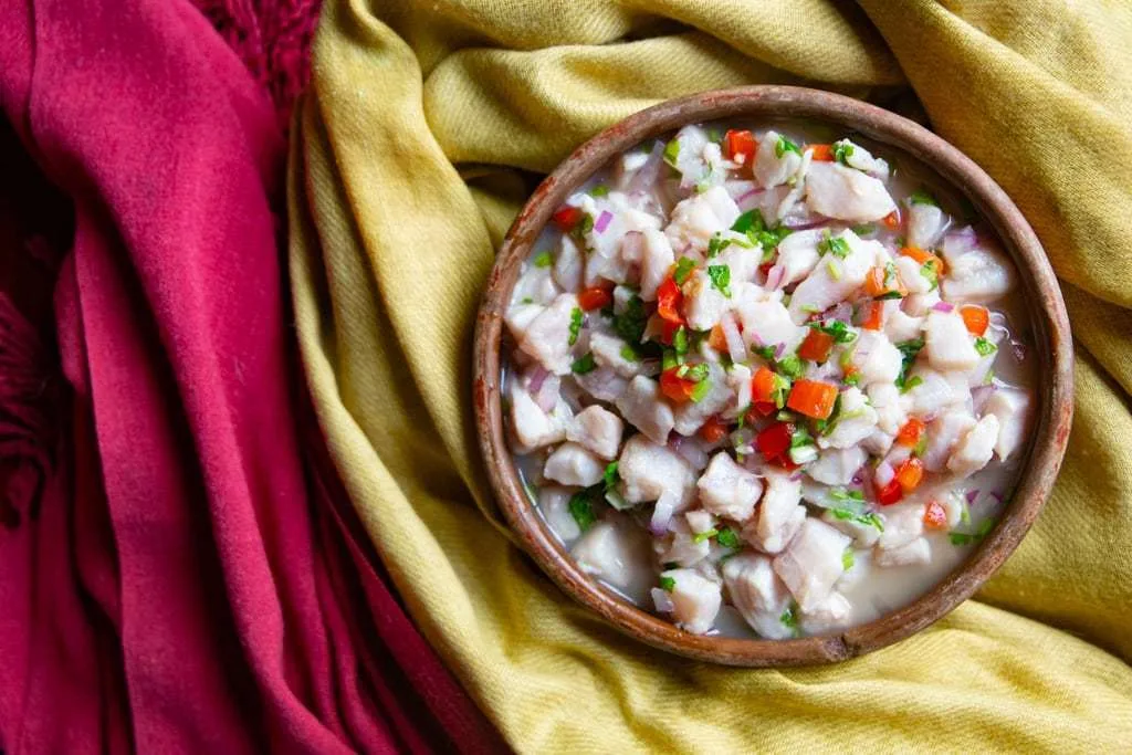 ceviche tipicamente tico