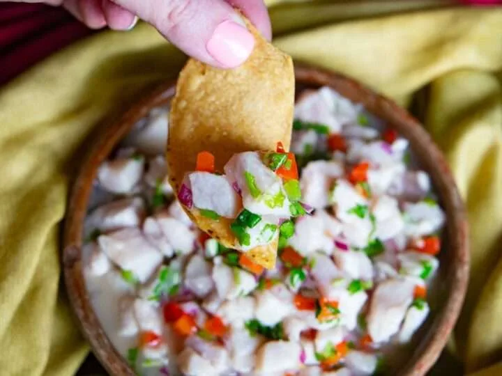 ceviche tipicamente tico