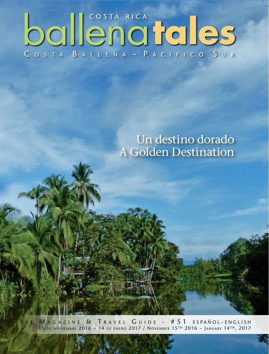 Revista Ballena Tales y Guía de Viajes, Pacífico Sur de Costa Rica